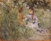 Berthe Morisot Mother and her son in the garden oil painting picture wholesale